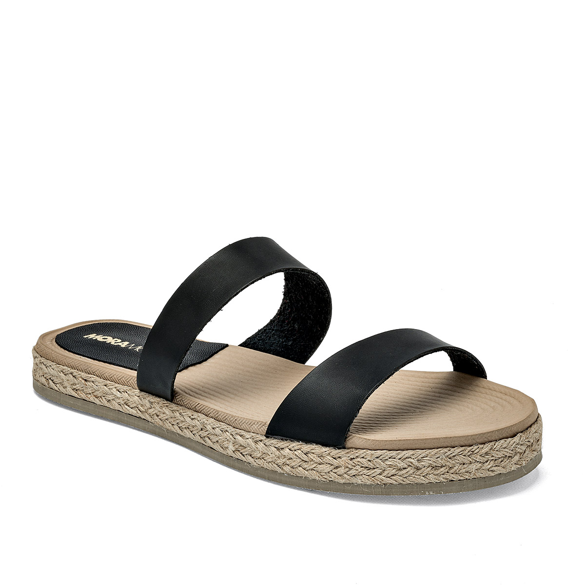 Foto 2 pulgar | Sandalias MoraMora Negras para Mujer