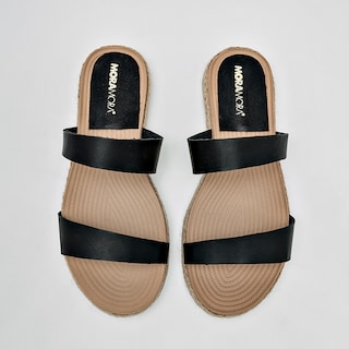 Foto 3 | Sandalias MoraMora Negras para Mujer