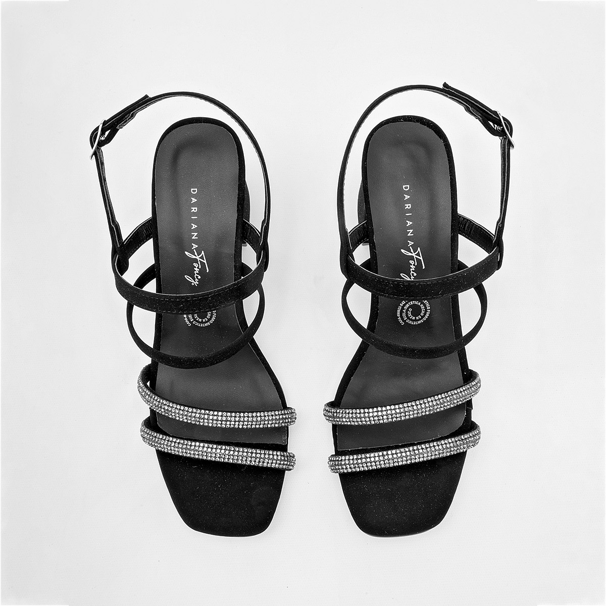 Foto 3 | Zapatillas de Fiesta Dayana Foncy 126251-e Negras para Mujer