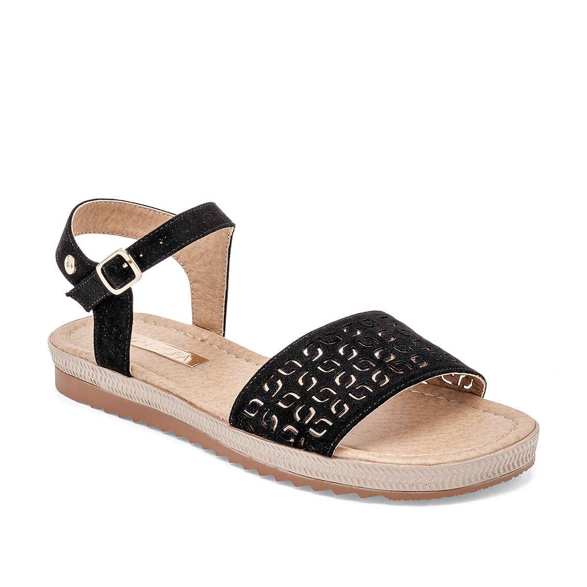 Foto 2 pulgar | Sandalia Moramora Negro Código 126385-e Para Mujer