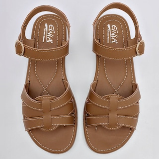 Foto 3 | Sandalia para Mujer Etnia Camel 125108-e
