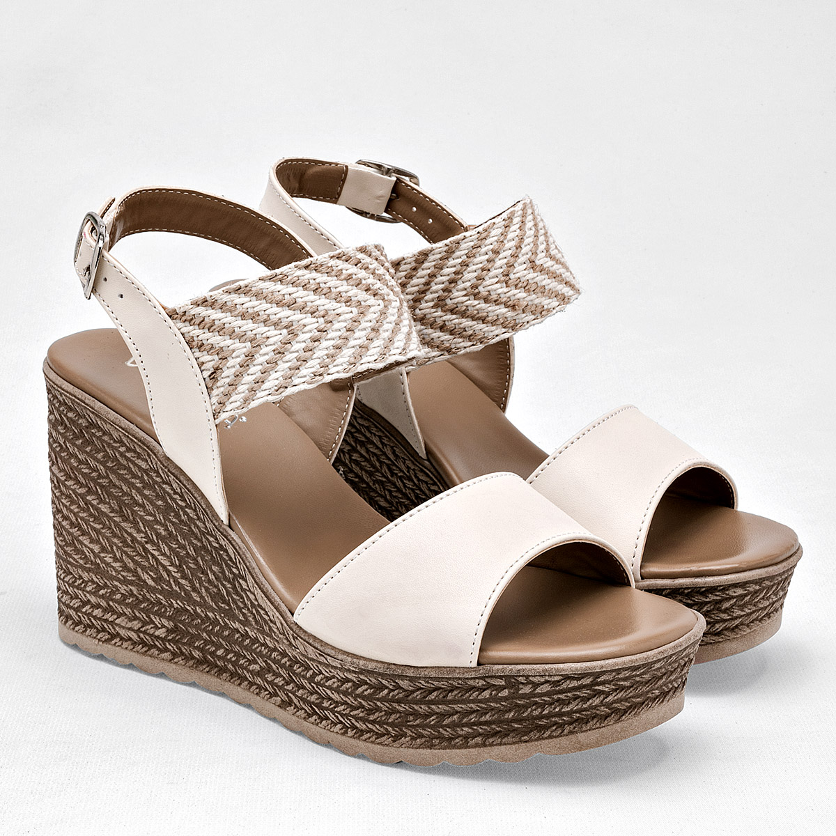 Foto 3 pulgar | Sandalias Vitalia Beige para Mujer