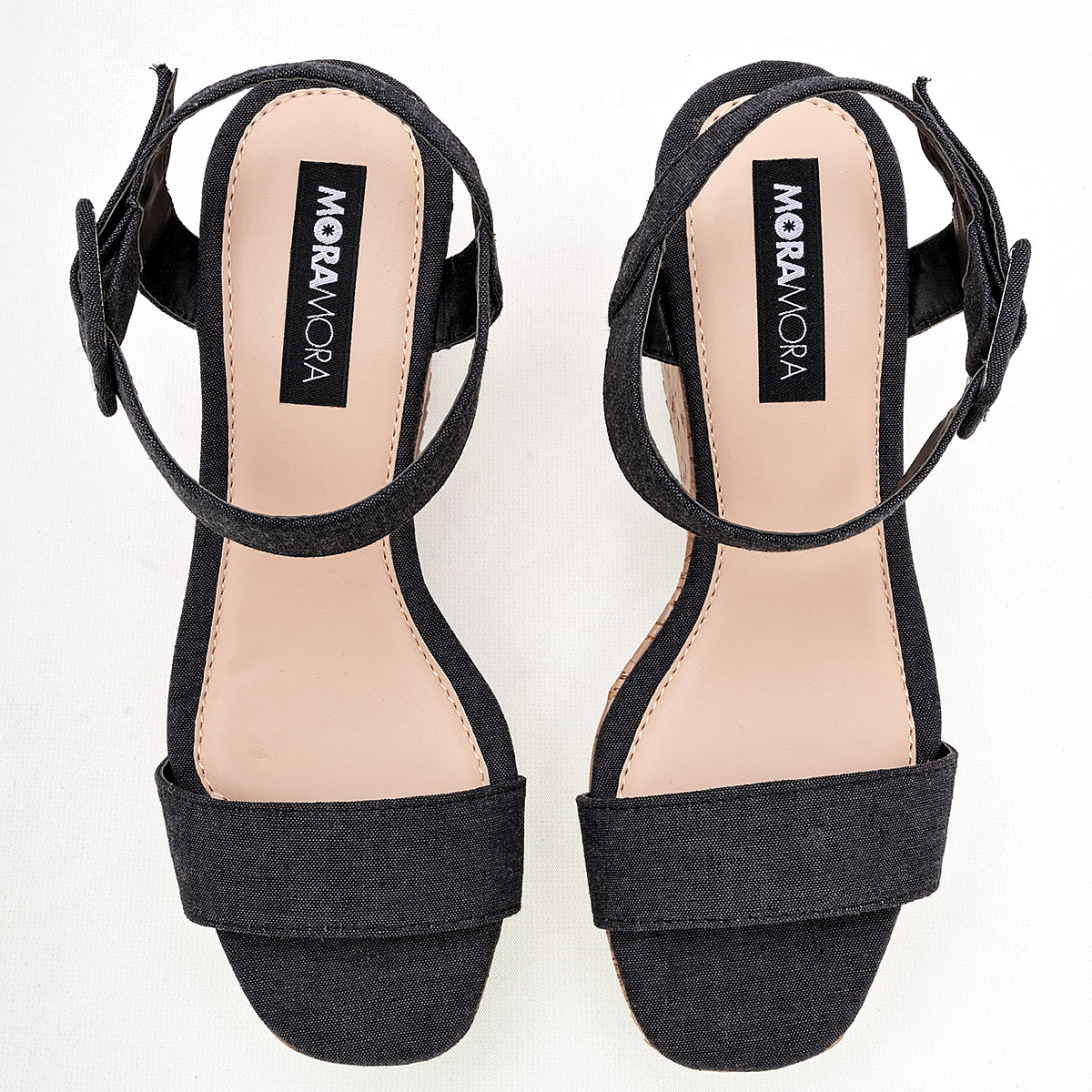 Foto 4 pulgar | Sandalia Moramora Negro Código 125537-e para Mujer