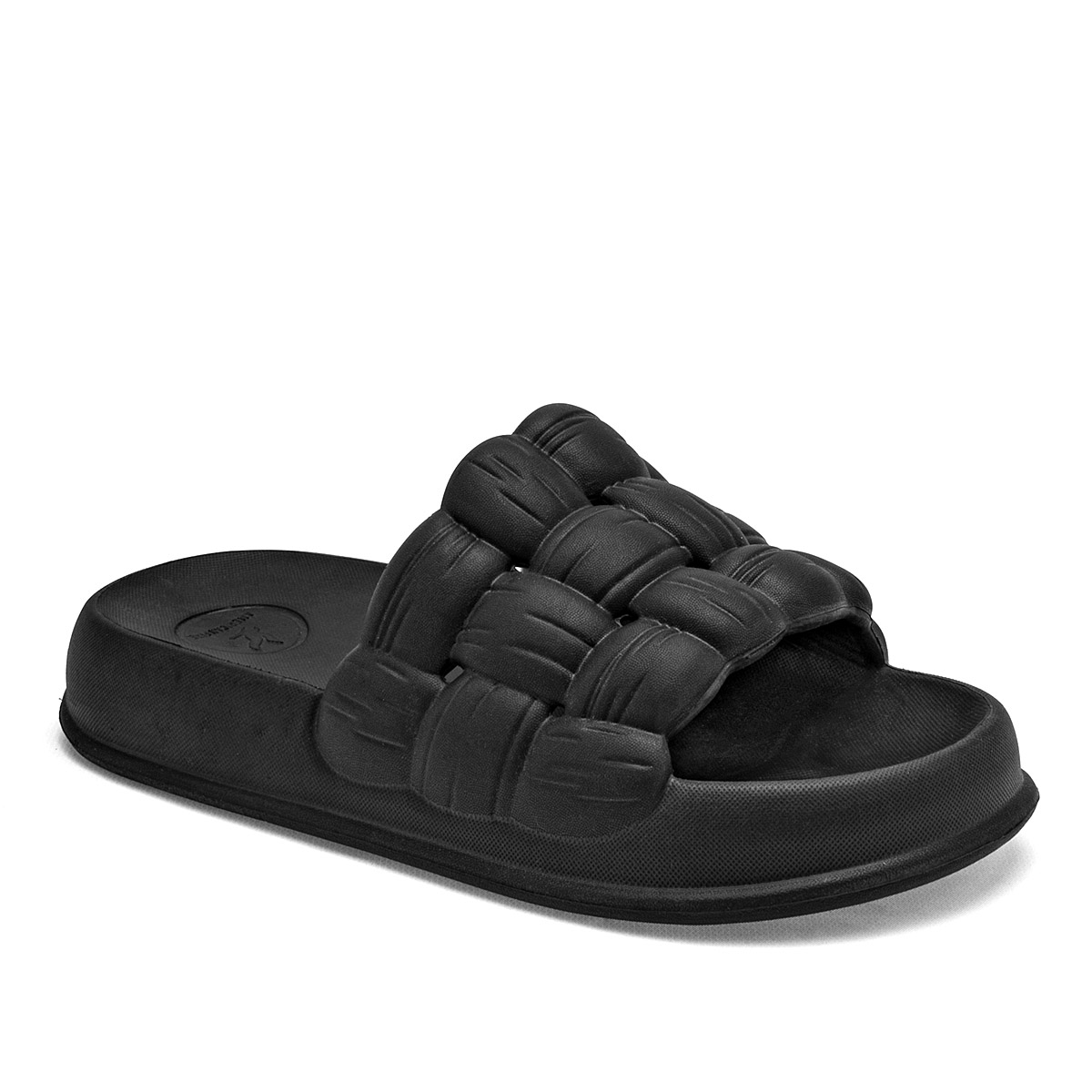 Foto 1 | Sandalia American Fire Negro Código 121506-e para Mujer