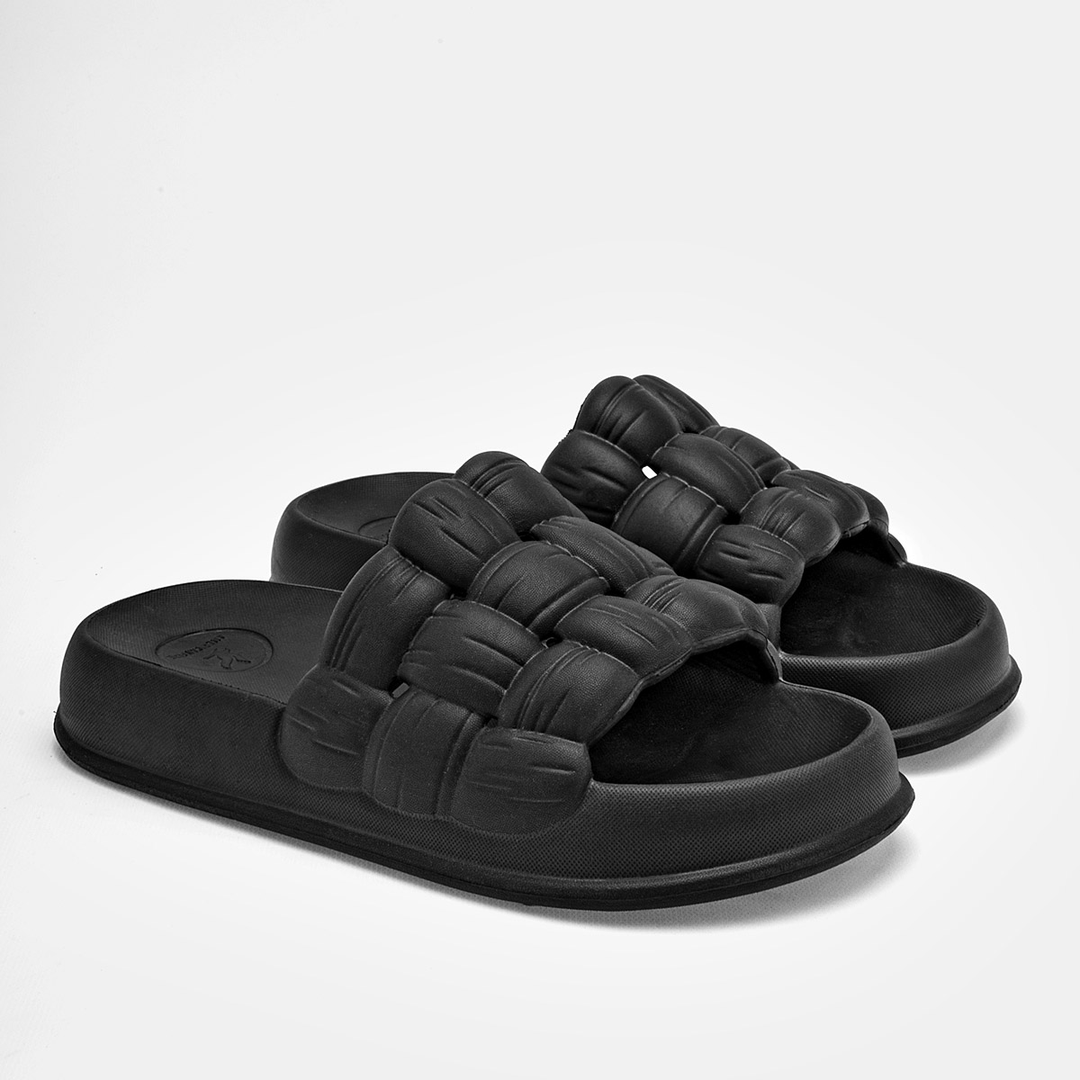 Foto 2 | Sandalia American Fire Negro Código 121506-e para Mujer