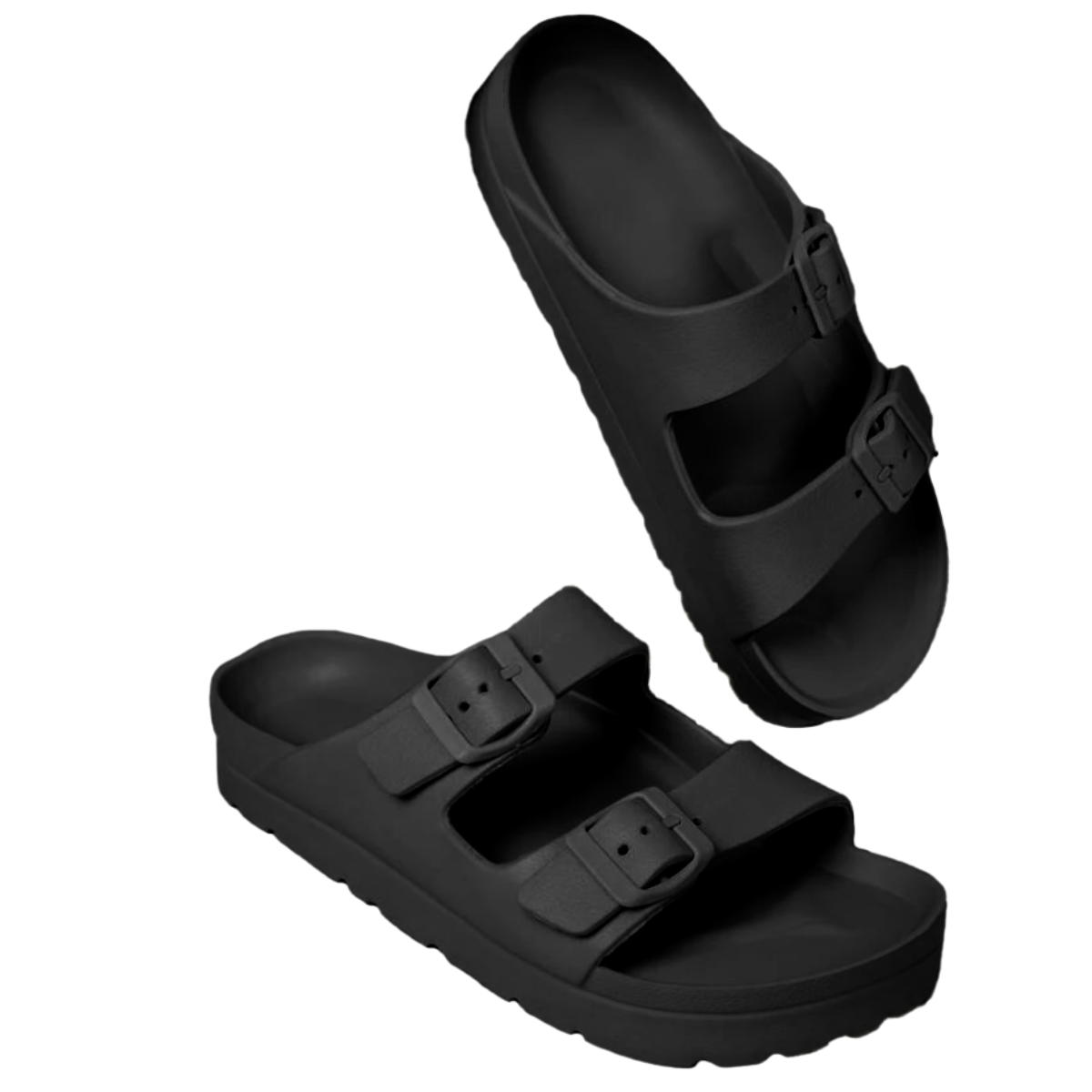 Foto 2 pulgar | Sandalias Ultra Ligeras Sand-1016 Color Negro Suela Antideslizante De Mujer