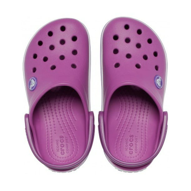 Foto 4 pulgar | Sandalias Crocs Moradas para Mujer