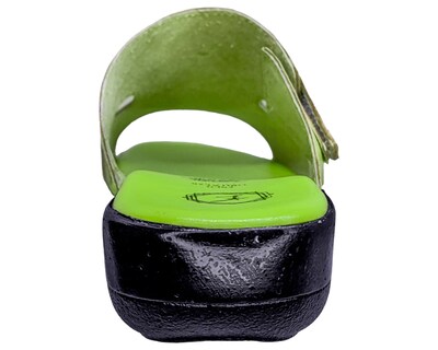Foto 8 | Sandalia En Piel Cabra Color Verde Manzana Casual Confort Cómodo 400md para Mujer