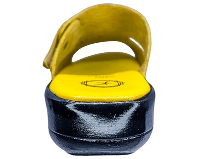 Foto 7 | Sandalia En Piel Cabra Color Amarillo Casual Confort Cómodo 400md Para Mujer