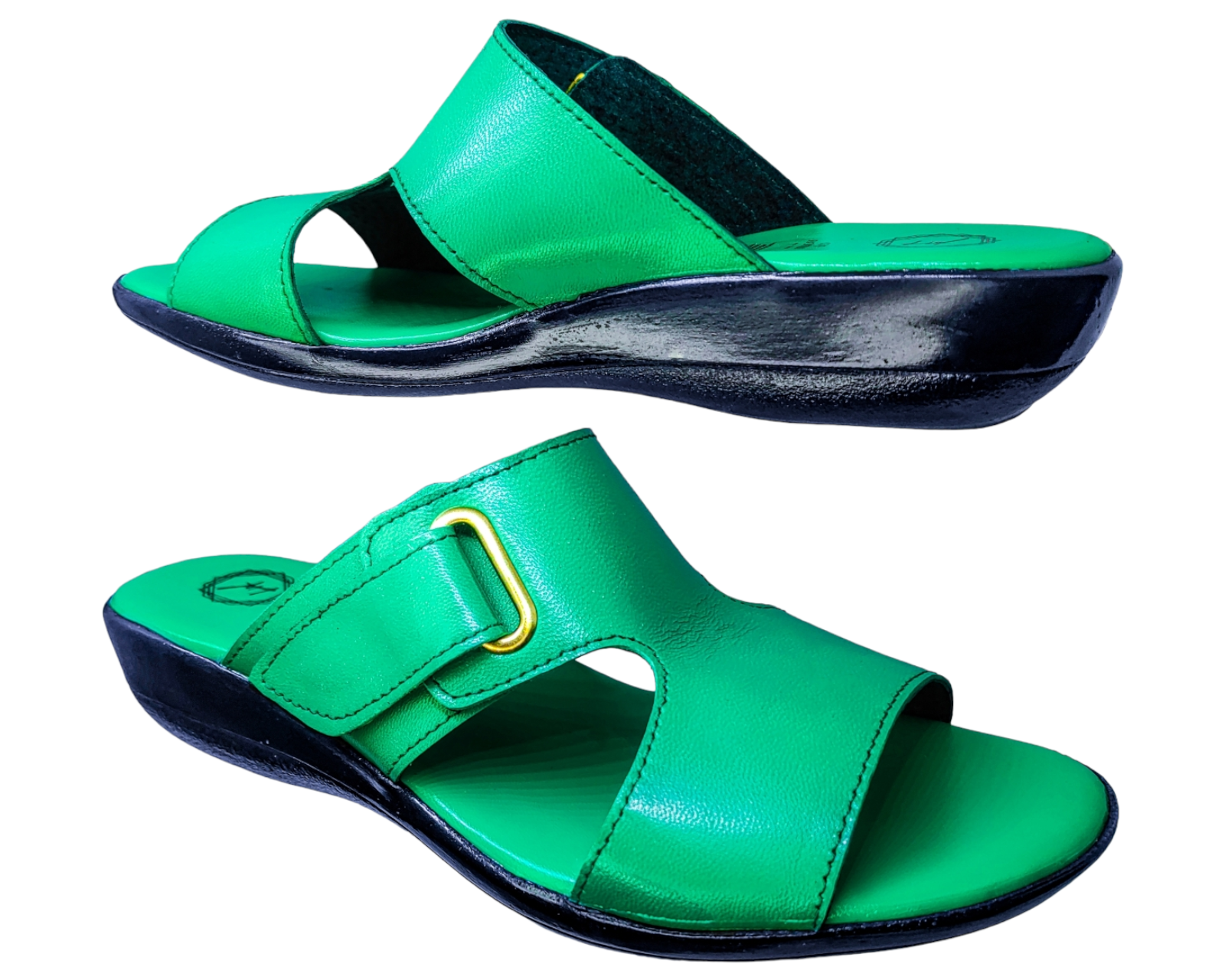 Foto 4 pulgar | Sandalias Enco Footwear Verdes para Mujer