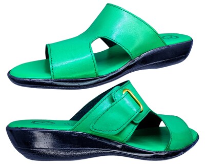 Foto 4 | Sandalias Enco Footwear Verdes para Mujer