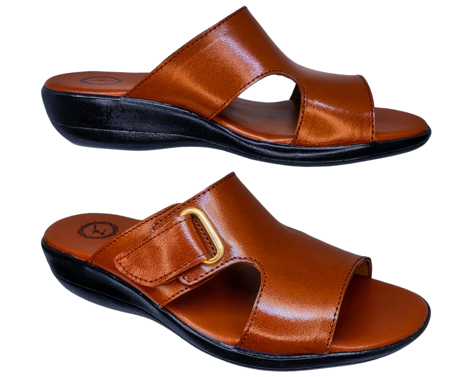 Foto 7 pulgar | Sandalias Enco Footwear en Piel de Cabra Cognac para Mujer