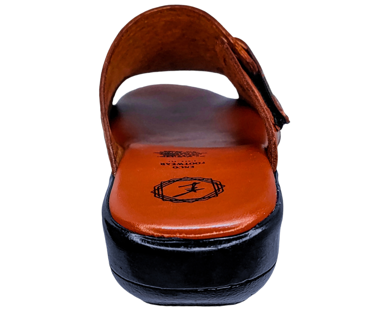 Foto 8 pulgar | Sandalias Enco Footwear en Piel de Cabra Cognac para Mujer