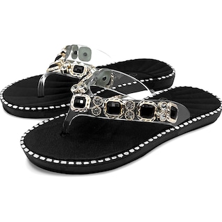 Foto 1 | Sandalias Shendy Vendy Negras para Mujer