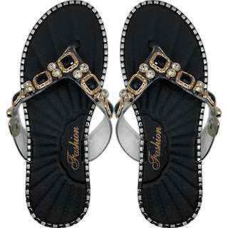 Foto 4 | Sandalias Shendy Vendy Negras para Mujer