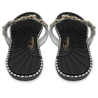 Foto 7 | Sandalias Shendy Vendy Negras para Mujer