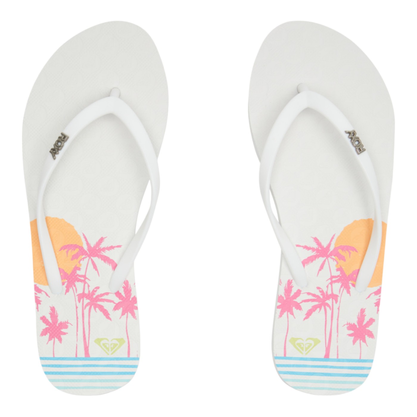 Sandalias Roxy Viva Blancas Unisex