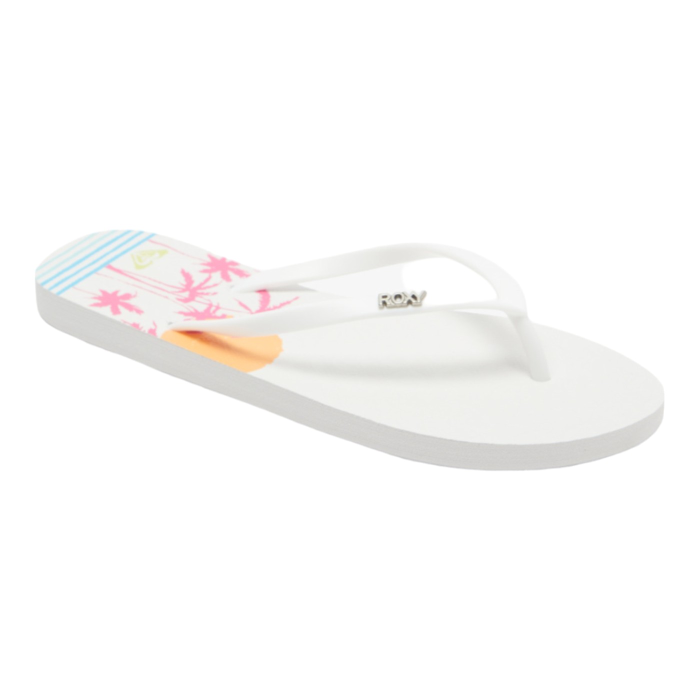 Foto 4 pulgar | Sandalias Roxy Viva Blancas Unisex