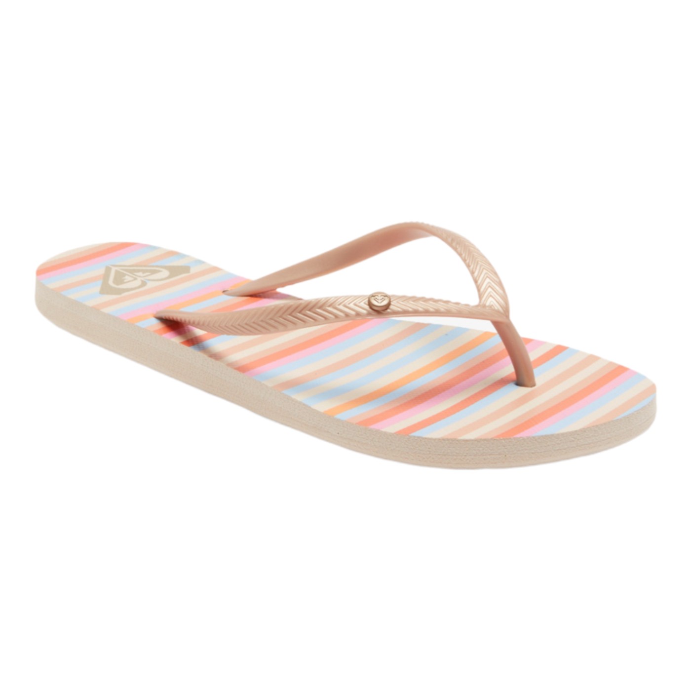 Foto 4 pulgar | Sandalias Roxy Beiges para Mujer