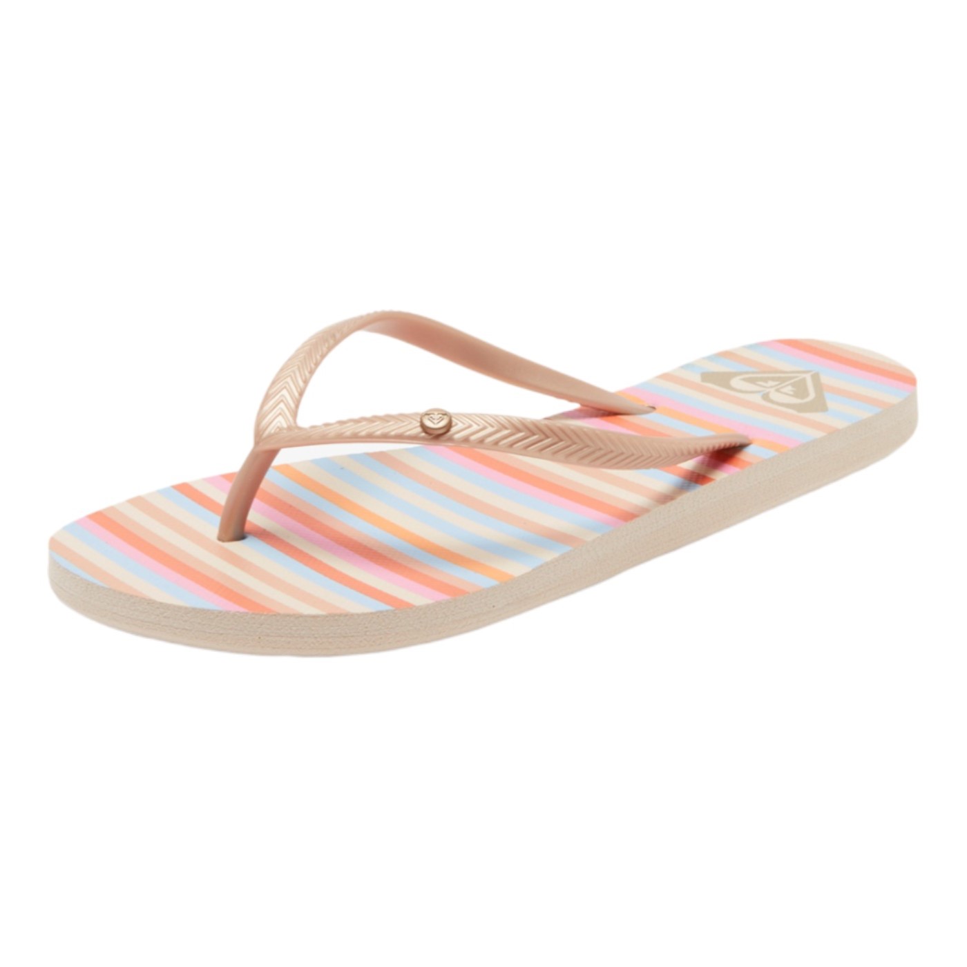 Foto 5 pulgar | Sandalias Roxy Beiges para Mujer