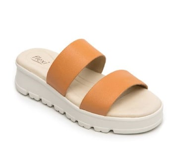 Foto 1 | Sandalias Flexi Color Durazno para Mujer