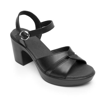 Foto 1 | Sandalias Flexi Color Negro para Mujer