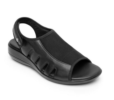 Foto 1 | Sandalias Flexi Color Negro para Mujer