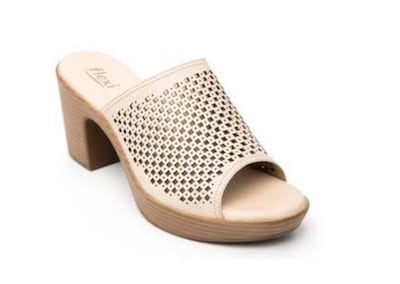 Foto 1 | Sandalias Flexi 102920 Color Beige para Mujer