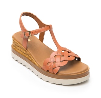 Foto 1 | Sandalias Flexi 127703 color Terracota para Mujer