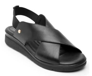Foto 1 | Sandalias Flexi 124201 Color Negro para Mujer