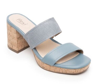 Foto 1 | Sandalias Flexi 123005 Color Azul para Mujer