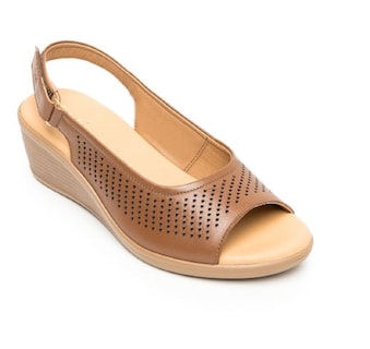 Foto 1 | Sandalias Flexi 123704 Color Tan para Mujer