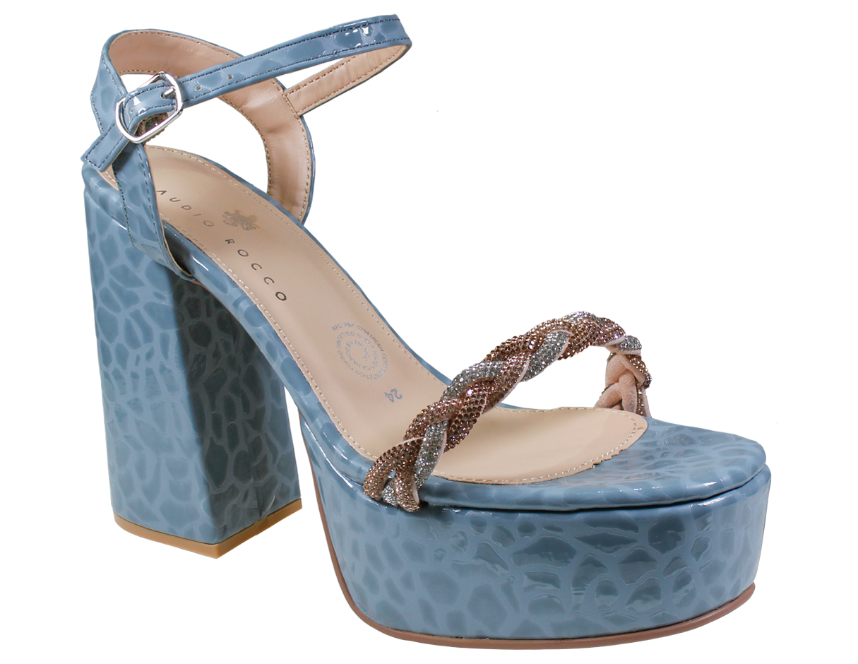 Sandalias Con Tacon Claudio Rocoo Cr033-z