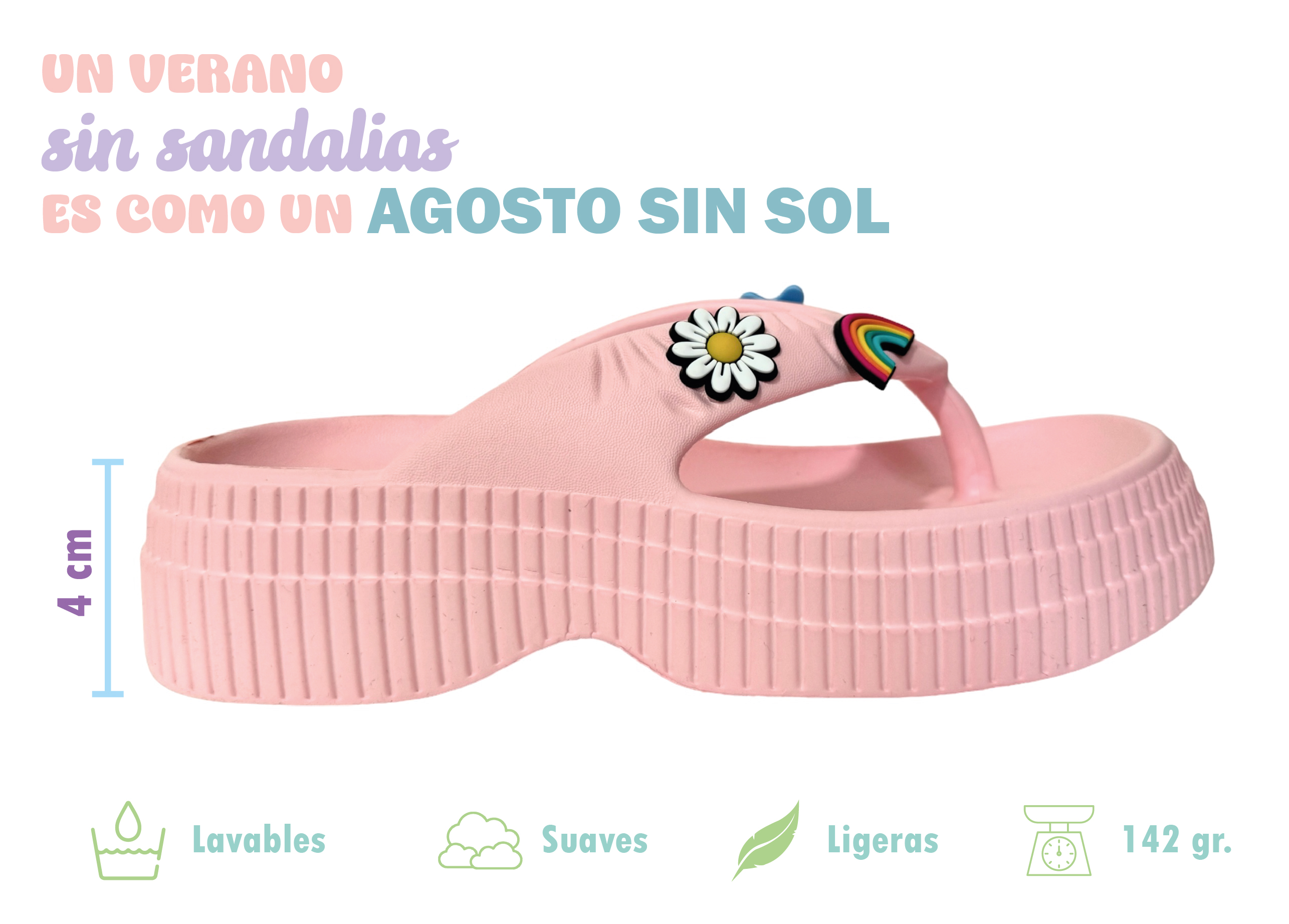 Foto 5 pulgar | Sandalia Pata De Gallo 8851 Rosa para Mujer
