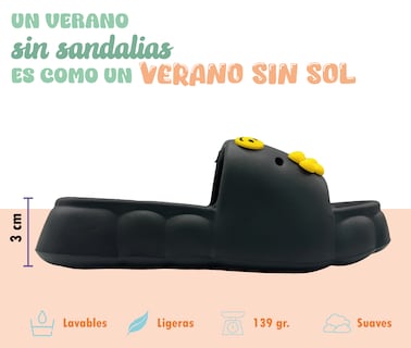 Foto 4 | Sandalia Flores 8863 para Dama