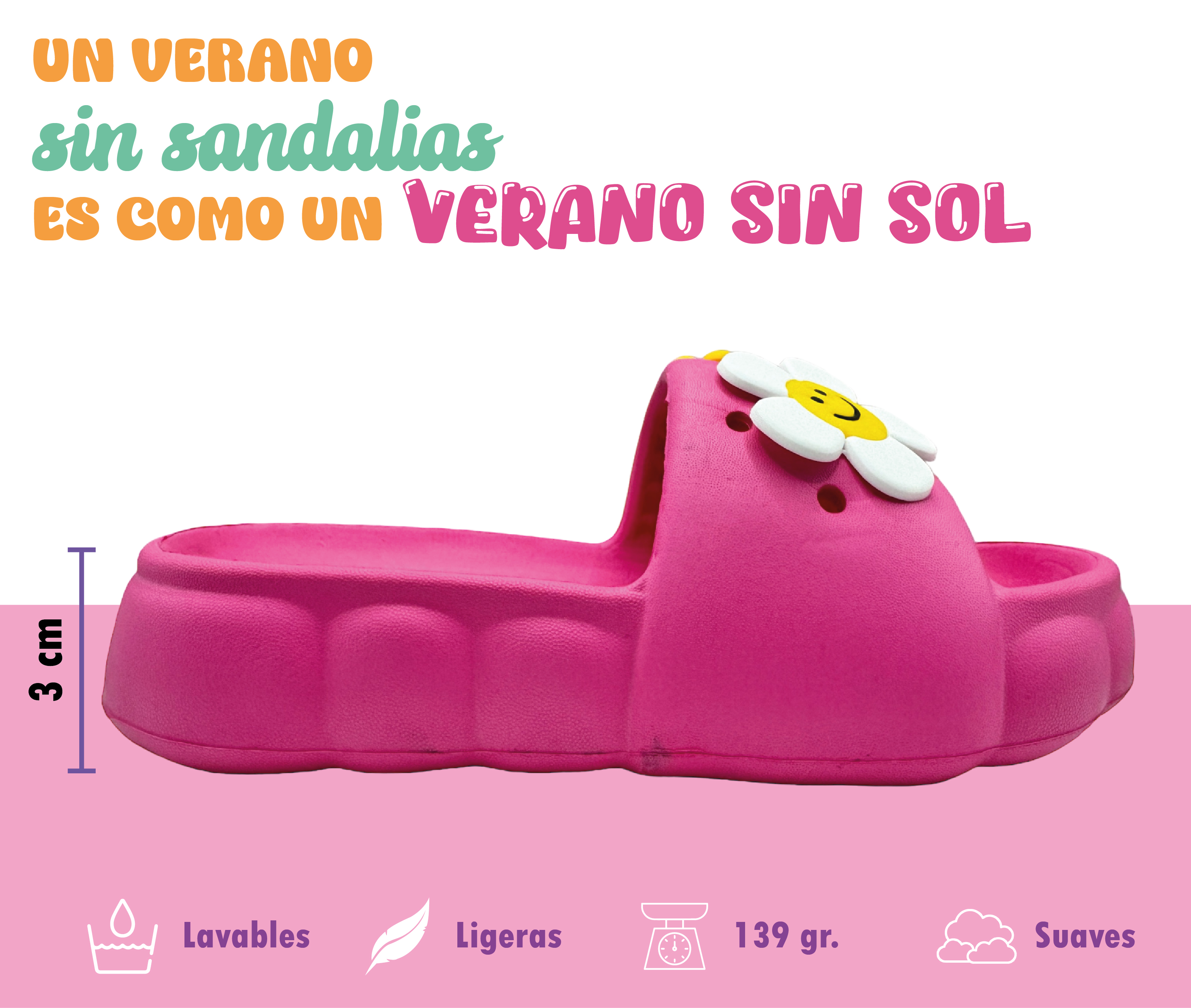 Foto 5 pulgar | Sandalia Flores 8863 Fiusha para Dama