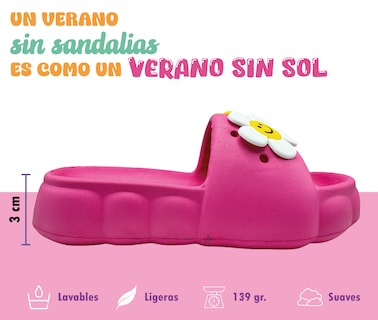 Foto 4 | Sandalia Flores 8863 Fiusha para Dama