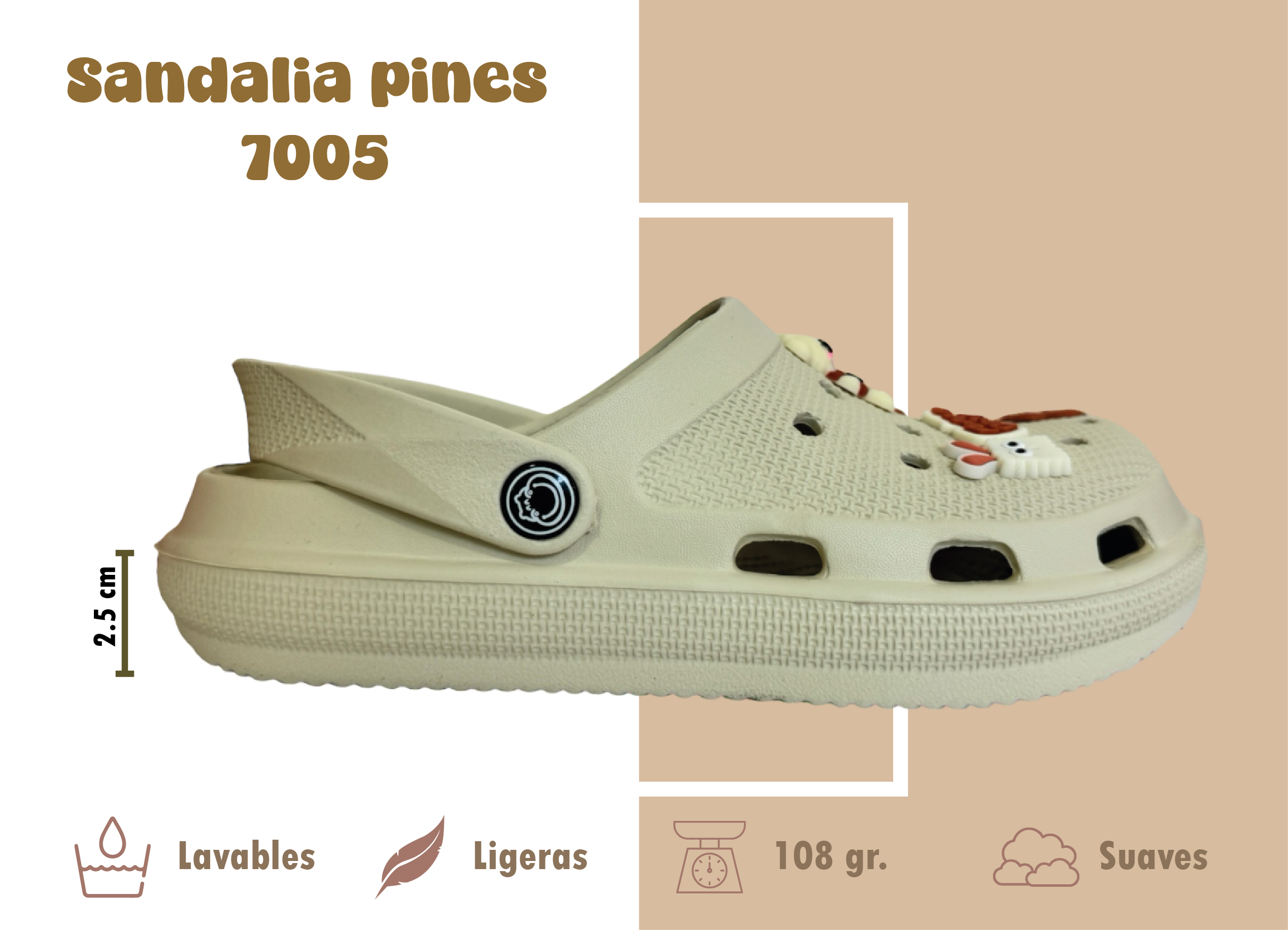 Foto 4 | Sandalia Cross Pines 7005 para Dama