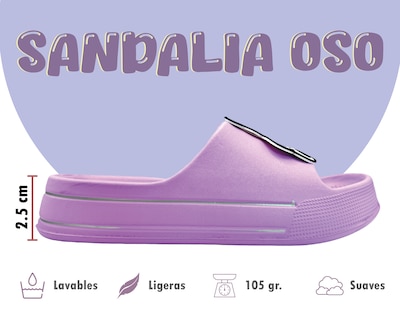Foto 4 | Sandalia Oso 8862 color Lila