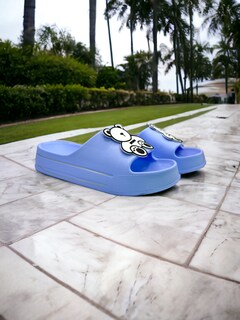 Foto 3 | Sandalia Oso 8862 Celeste para Dama