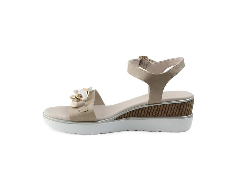 Foto 6 pulgar | Sandalias Lob Footwear Beiges para Mujer