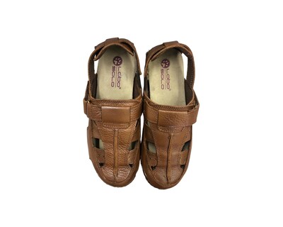 Foto 4 | Sandalias Lobo Solo 1943 Piel color Cedro para Mujer