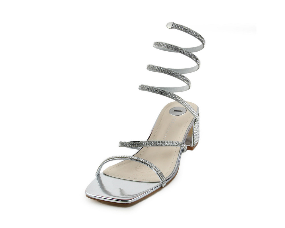 Foto 7 pulgar | Sandalias Lob Footwear PU Plateadas para Mujer