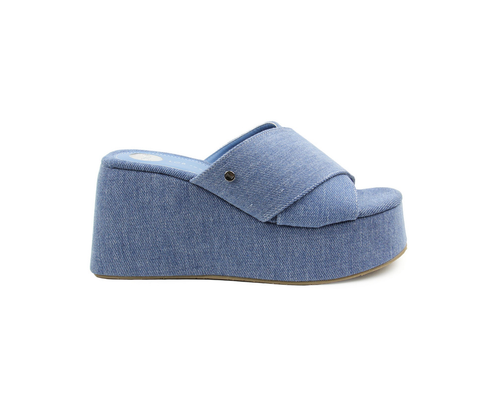 Foto 3 pulgar | Sandalia Lob Footwear Oggi Azul para Mujer