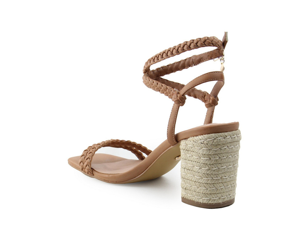 Foto 5 pulgar | Sandalias Lob Footwear Pu Cafés para Mujer