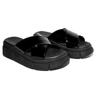 Foto 5 | Sandalia Plataforma Plana Moleca 5483.100.13488 Negro