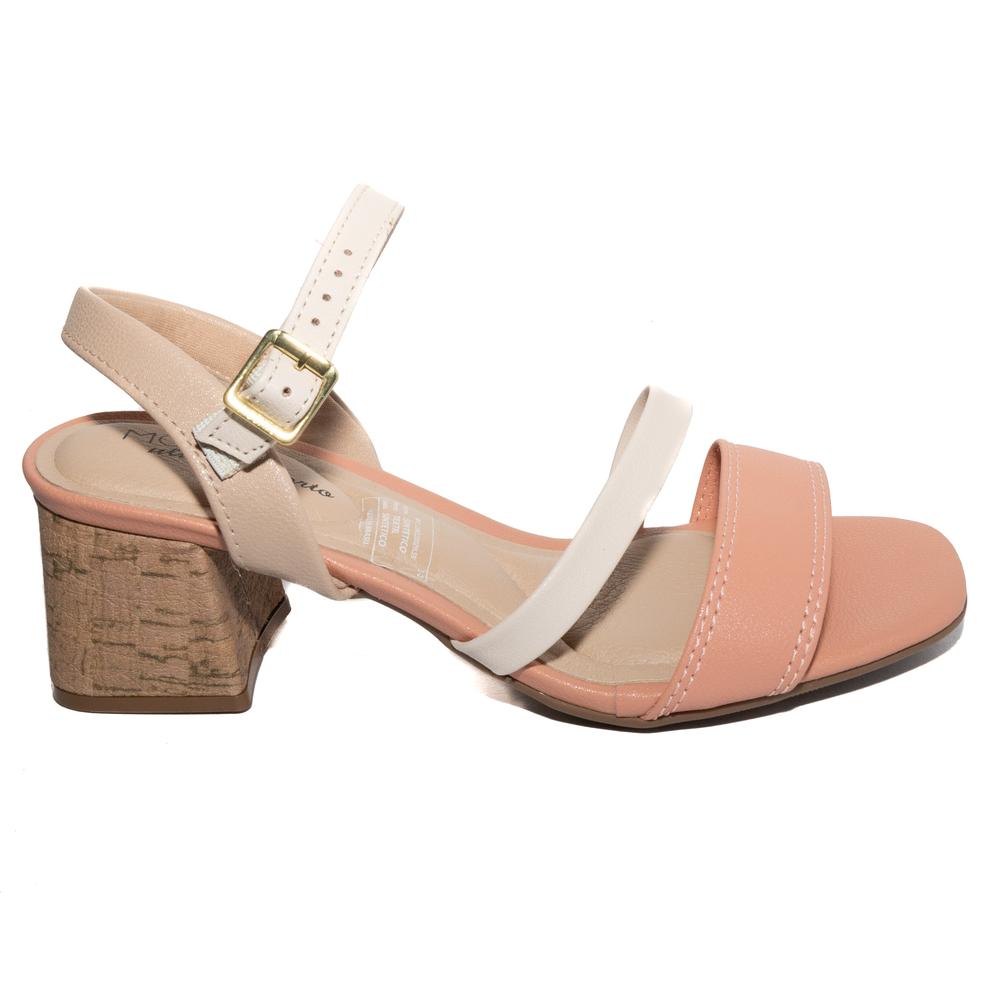 Foto 7 | Sandalias de Tacón Modare Naranjas para Mujer
