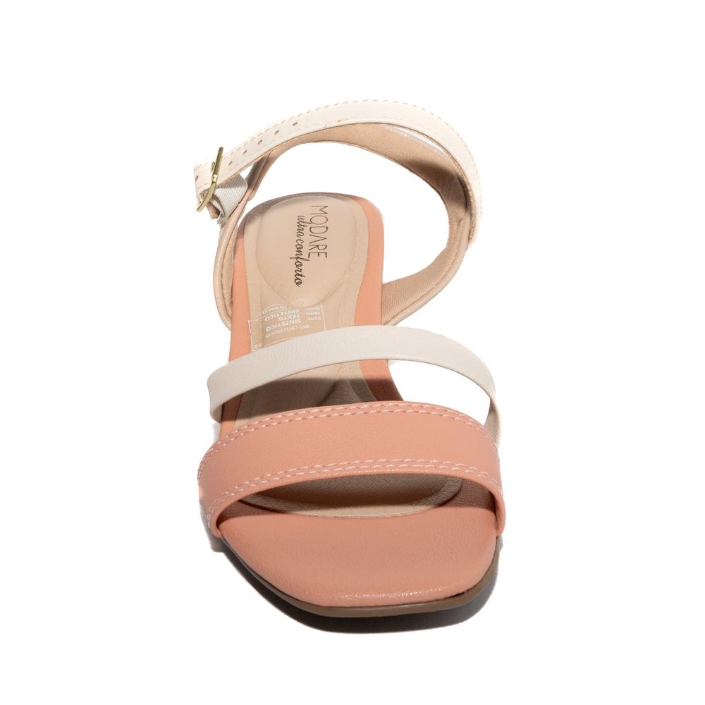 Foto 9 pulgar | Sandalias de Tacón Modare Naranjas para Mujer