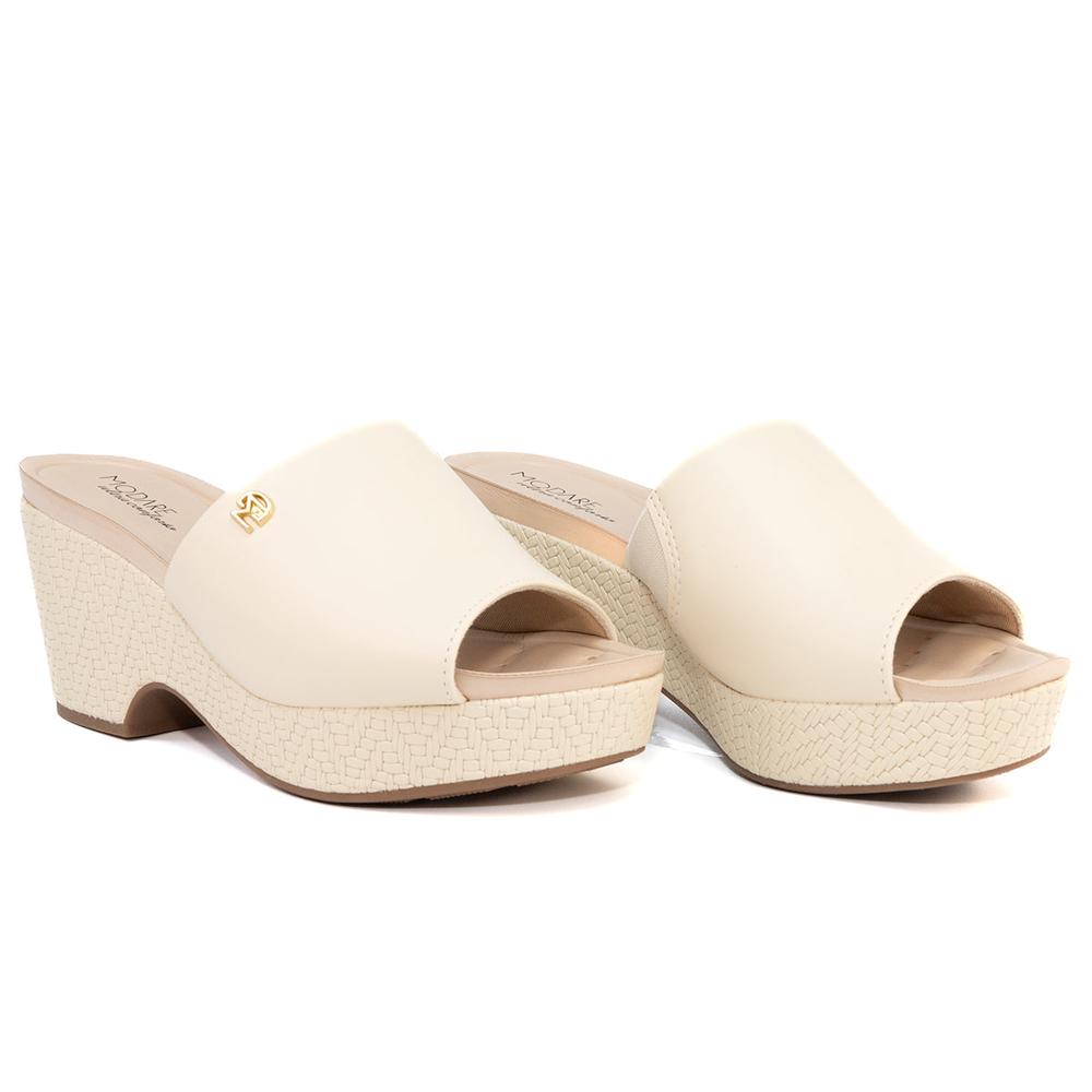 Foto 6 pulgar | Sandalia Plataforma Modare 7137.123.24665 Beige