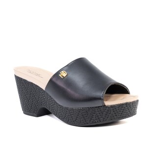 Foto 1 | Sandalias con Plataforma Modare Negras para Mujer